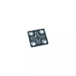 Placa zincada 40x40mm