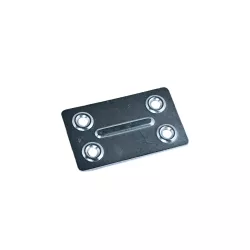 Placa zincada 70x25x1mm