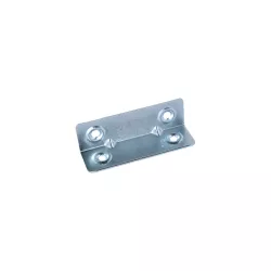 Ángulo zincado 64x21x14mm