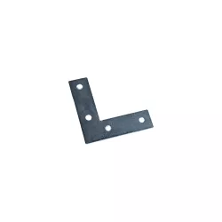 Escuadra zinc. canto cuadrado 80x80mm