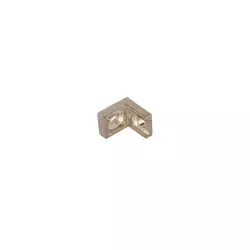 Ángulo Zamak niq. 20x20x15mm