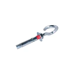 Gancho rabo de cerdo M10 con taco metal
